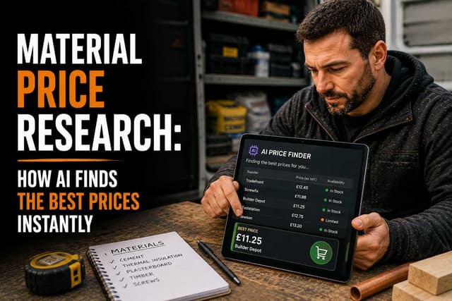Material Price Research: How AI Finds the Best Prices Instantly