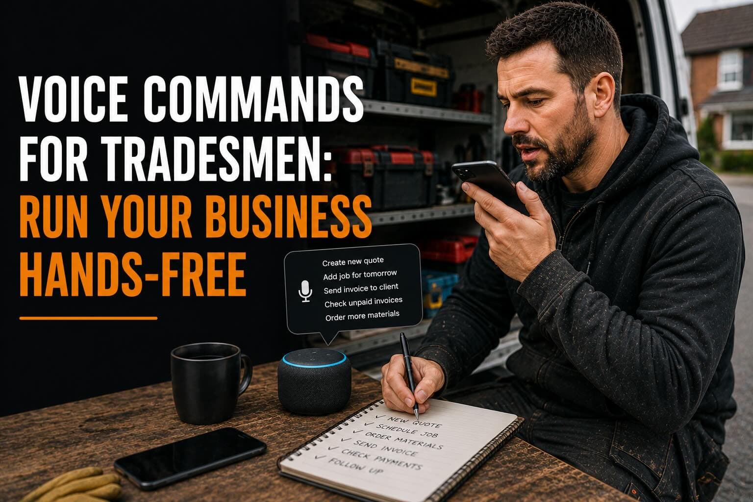 Voice Commands for Tradesmen: Run Your Business Hands-Free